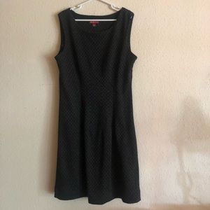 Black merona plaid dress